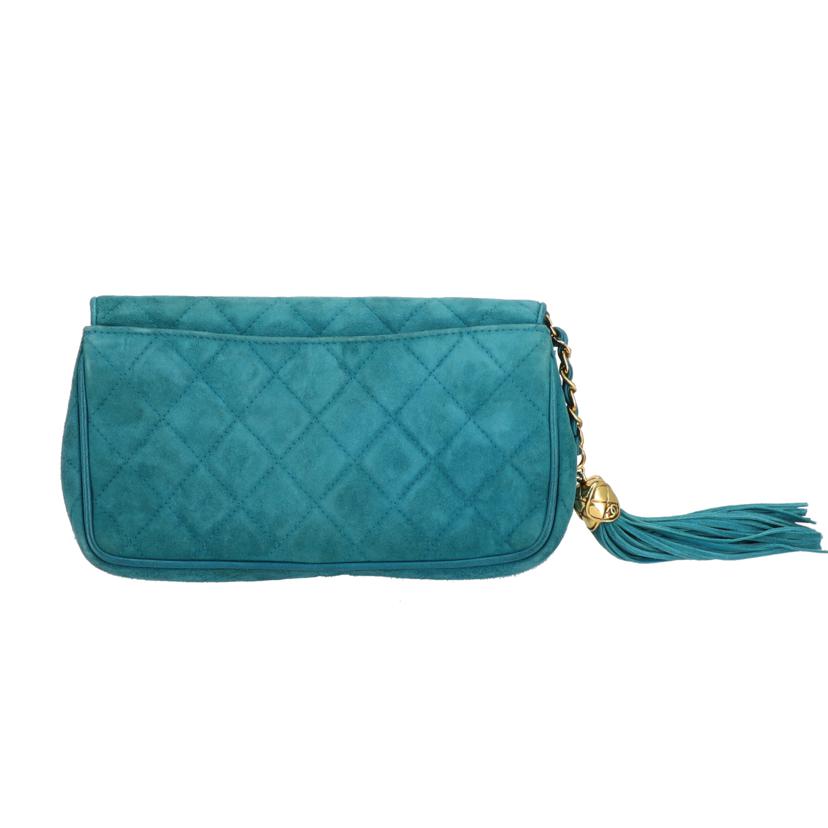 CHANEL シャネル/ヴィンテージ/スエードマトラッセフリンジポーチ//154****/Bランク/09