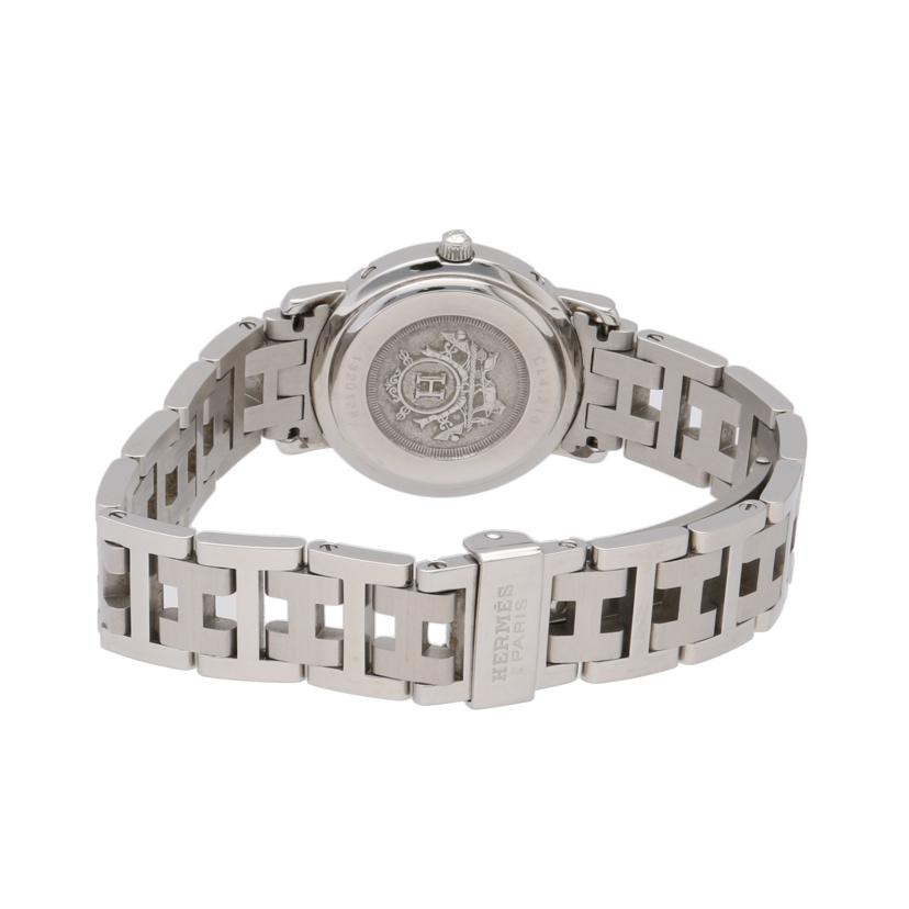 HERMES エルメス/クリッパー・グレー/レディース/クオーツ/CL4.210//1320128/ABランク/75