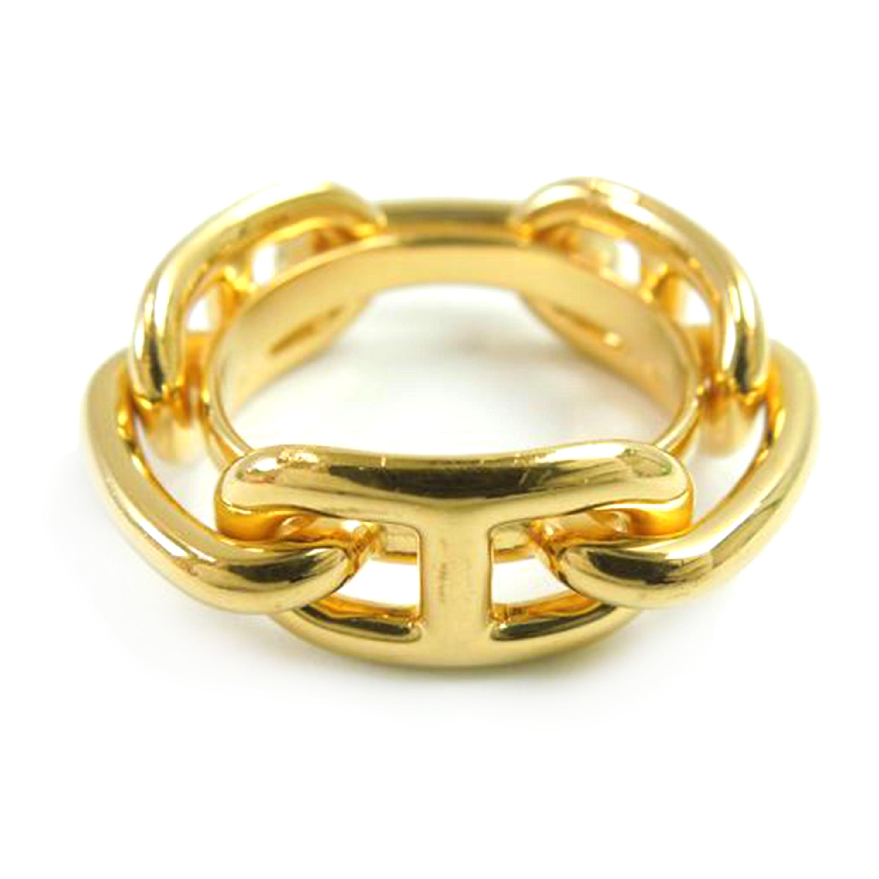 HERMES エルメス/スカーフリング/シェーヌダンクル/ゴールド色//Bランク/83