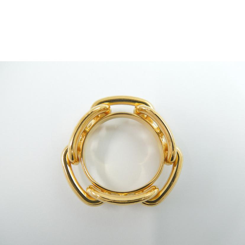 HERMES エルメス/スカーフリング/シェーヌダンクル/ゴールド色//Bランク/83