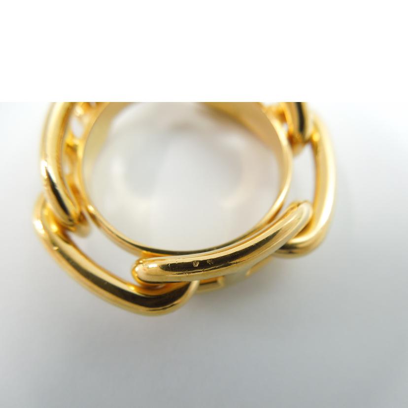 HERMES エルメス/スカーフリング/シェーヌダンクル/ゴールド色//Bランク/83