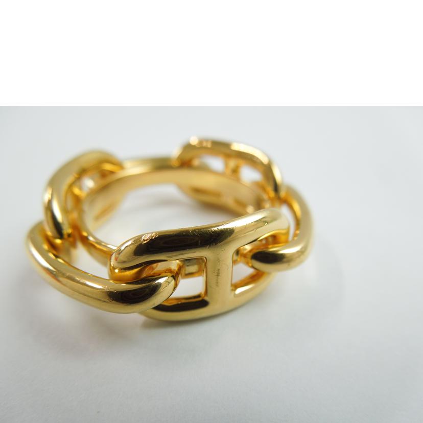 HERMES エルメス/スカーフリング/シェーヌダンクル/ゴールド色//Bランク/83