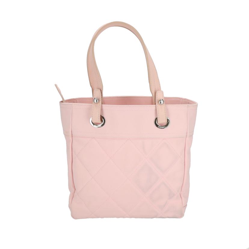 CHANEL シャネル/パリビアリッツトートPM/ピンク/Gカード/A34208//126*****/Bランク/09