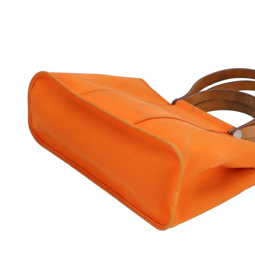 HERMES エルメス/カバックPM/トワルオフィシェ/レザー/オレンジ//AR□***/Bランク/09