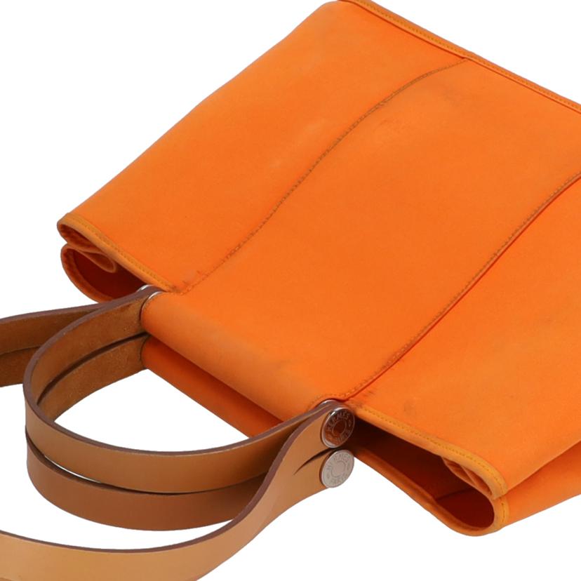 HERMES エルメス/カバックPM/トワルオフィシェ/レザー/オレンジ//AR□***/Bランク/09