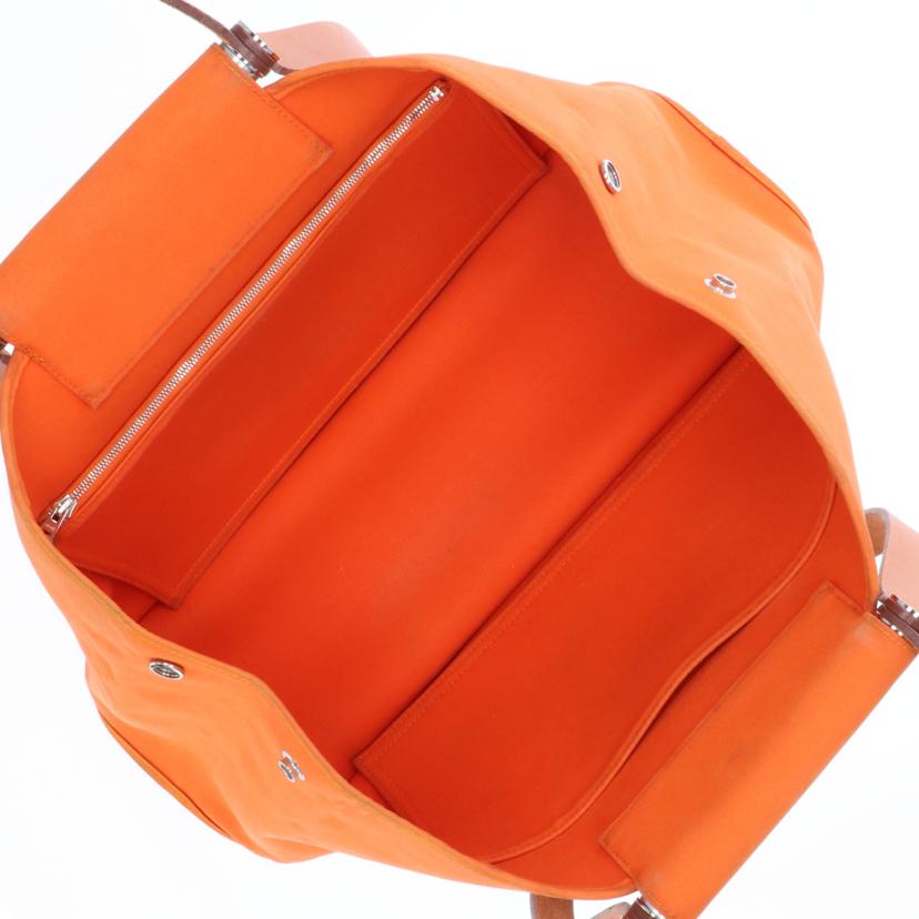 HERMES エルメス/カバックPM/トワルオフィシェ/レザー/オレンジ//AR□***/Bランク/09