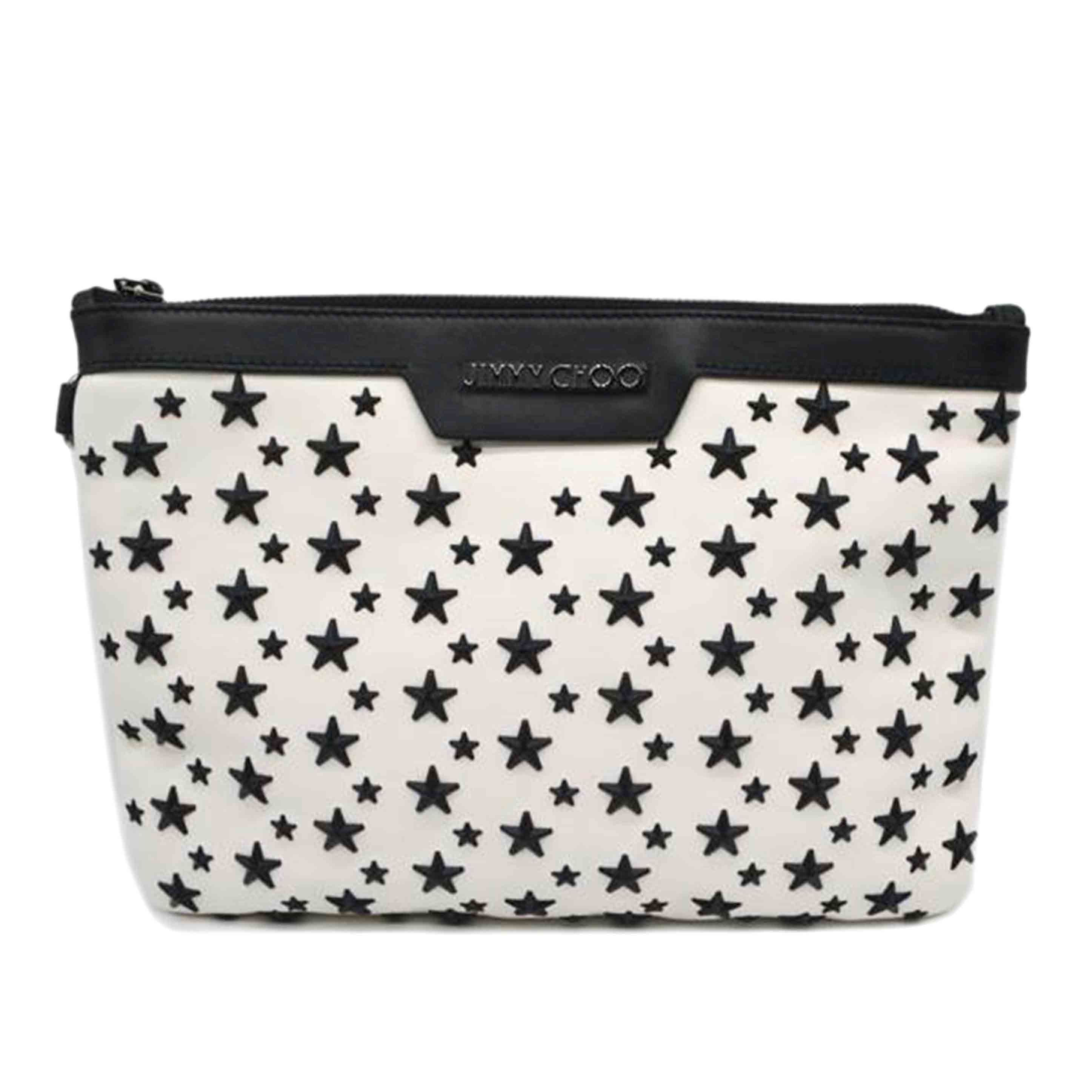 JIMMY CHOO ジミーチュウ/スタースタッズバイカーレザーセカンド/183DEREK/S.BLS//KLH***/ABランク/89