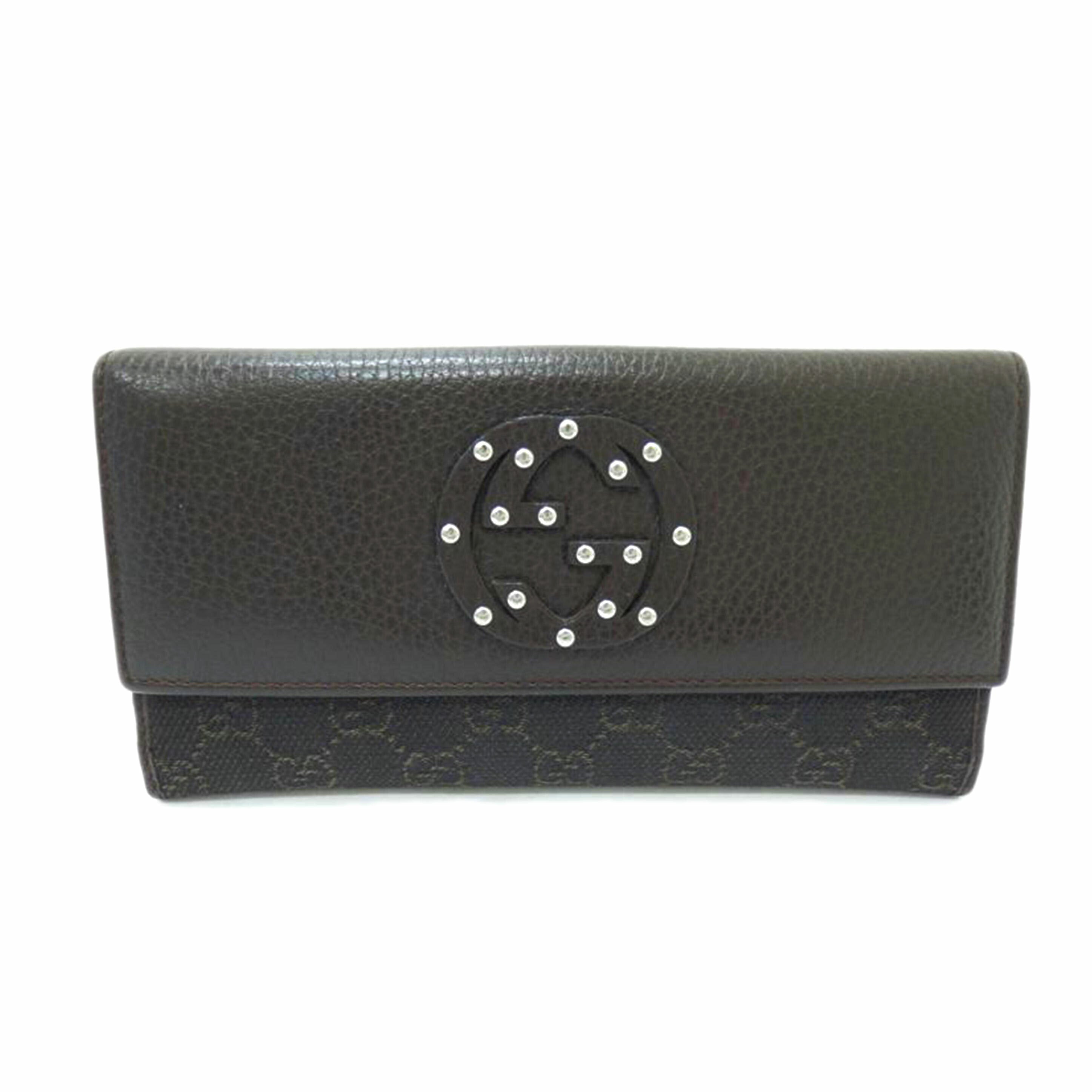 GUCCI グッチ/インターロッキングWホック長財布/231843.534563//Bランク/88