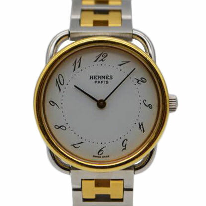 HERMES エルメス/アルソーレディースコンビクォーツ/AR4.220//750026/Bランク/89