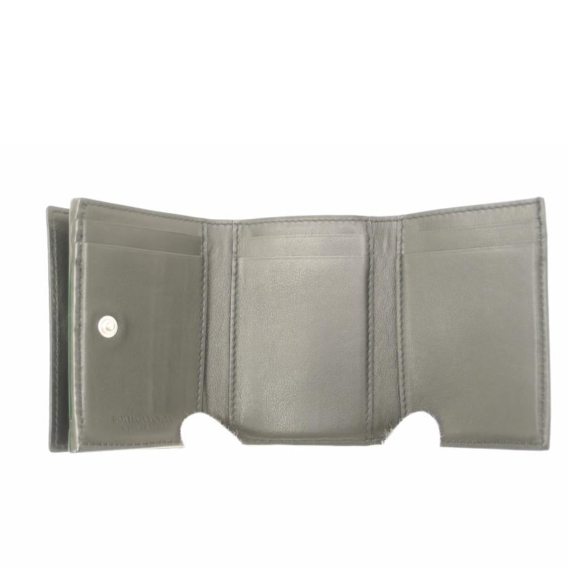 BOTTEGA VENETA ボッテガヴェネタ コンパクトウォレット 黒 メンズ/三つ折り財布/ブラック//Aランク/69