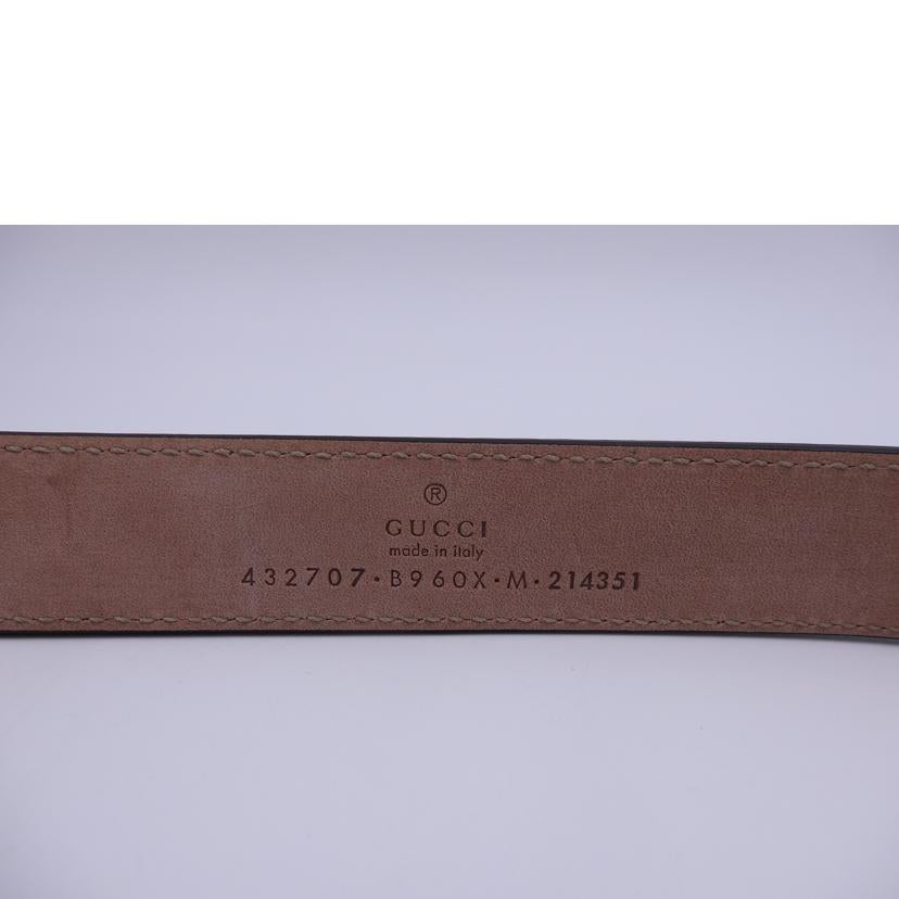 GUCCI グッチ/レザーベルト/214351//Aランク/93