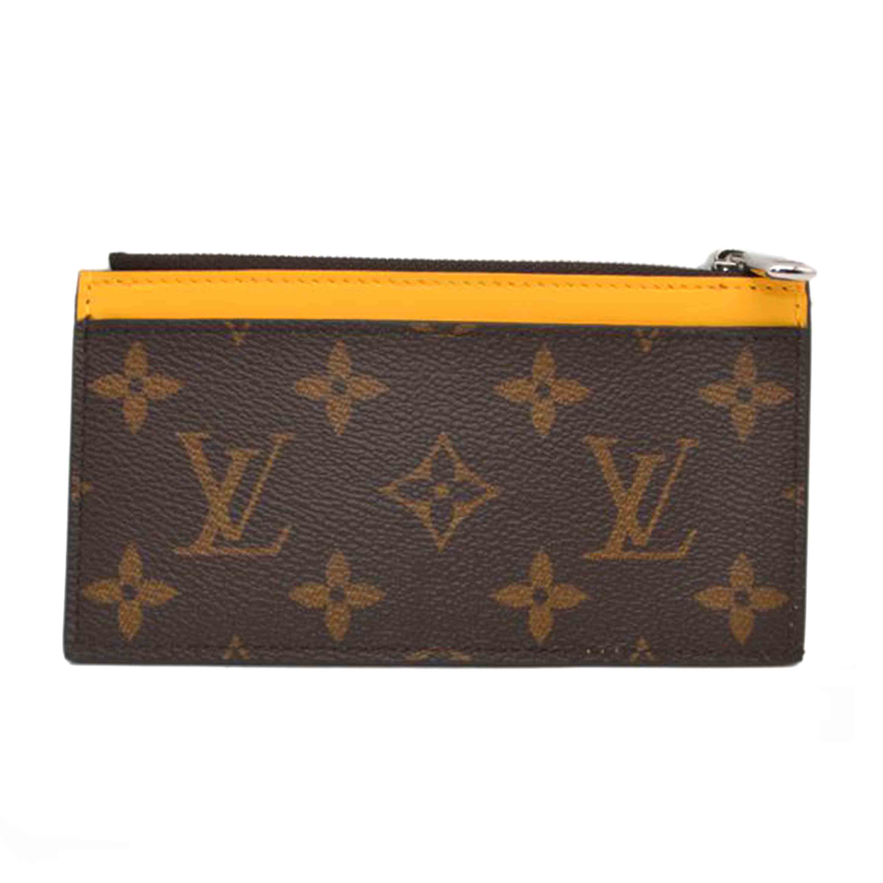 LV ルイヴィトン/コインカード/モノグラム/Jaune Mat/M82910//RFI***/Aランク/89