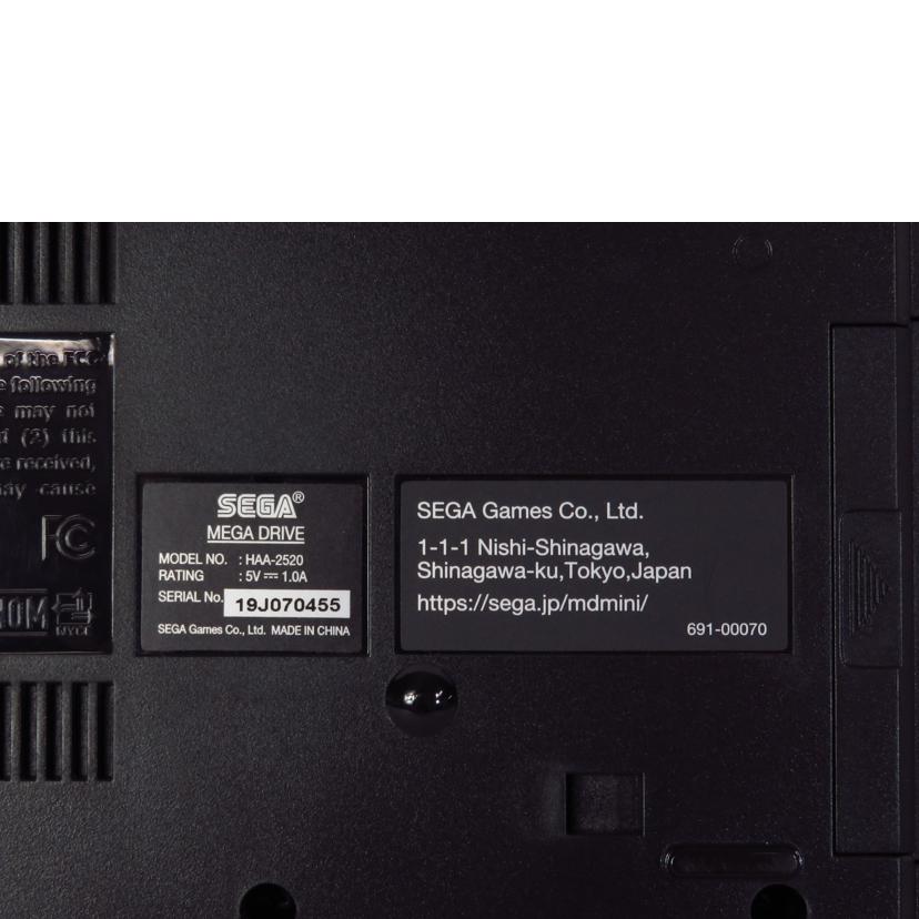 SEGA セガ/メガドライブミニW/HAA-2520//19J070455/Aランク/81