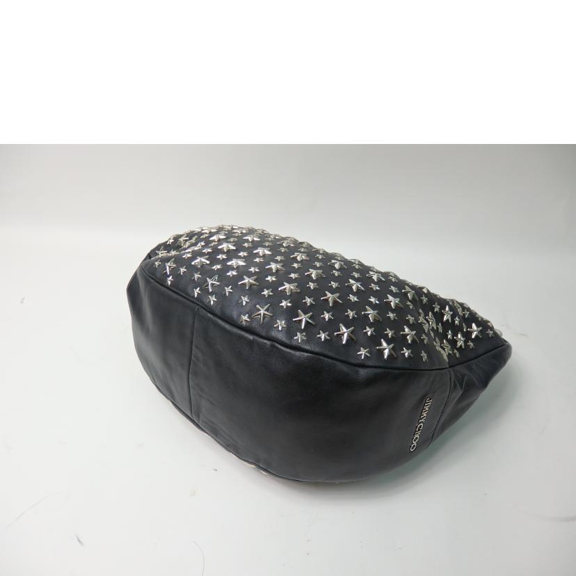 JIMMY CHOO ジミーチュウ/ステラ/スタースタッズレザーバッグ/黒//00LSMN/ABランク/84