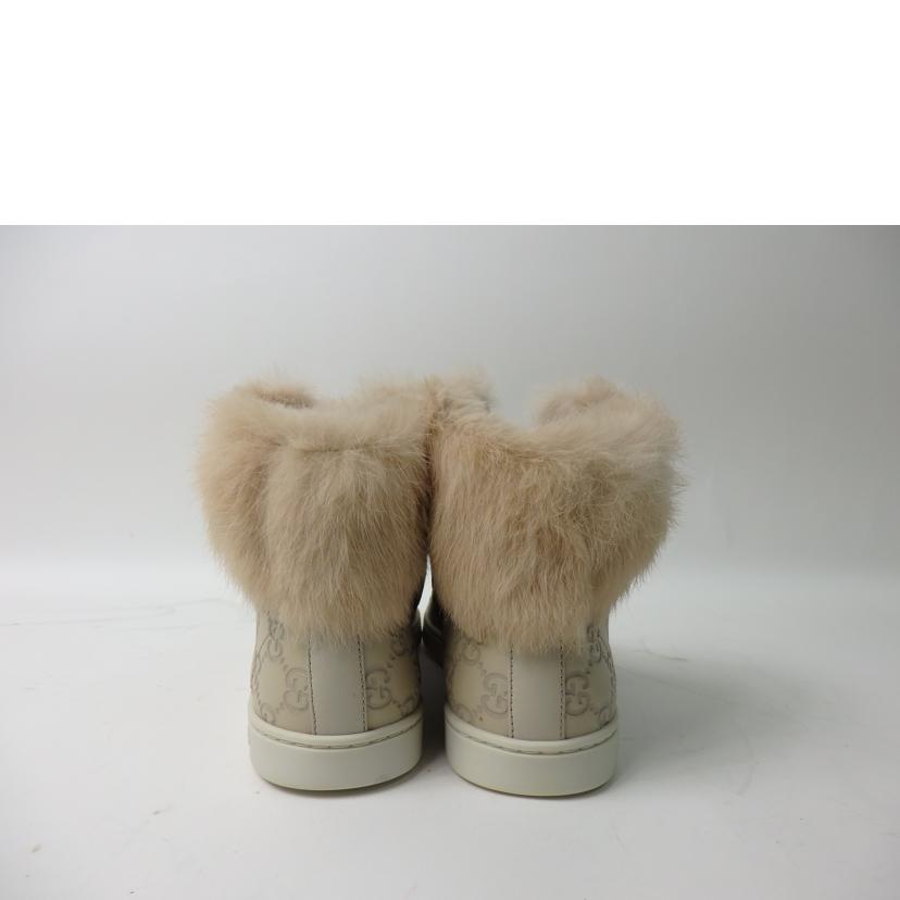 GUCCI グッチ/グッチシマ/ファートリムハイトップインターロッキングG/38 #23cm/270397//ABランク/84