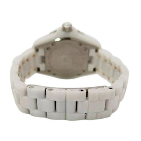 CHANEL シャネル 腕時計 セラミック ホワイト/J12・12Pダイヤ/レディース/クオーツ/H1628//J.N.34605/ABランク/69