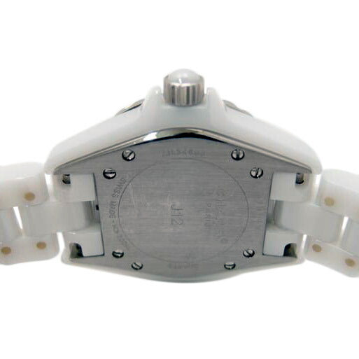 CHANEL シャネル 腕時計 セラミック ホワイト/J12・12Pダイヤ/レディース/クオーツ/H1628//J.N.34605/ABランク/69