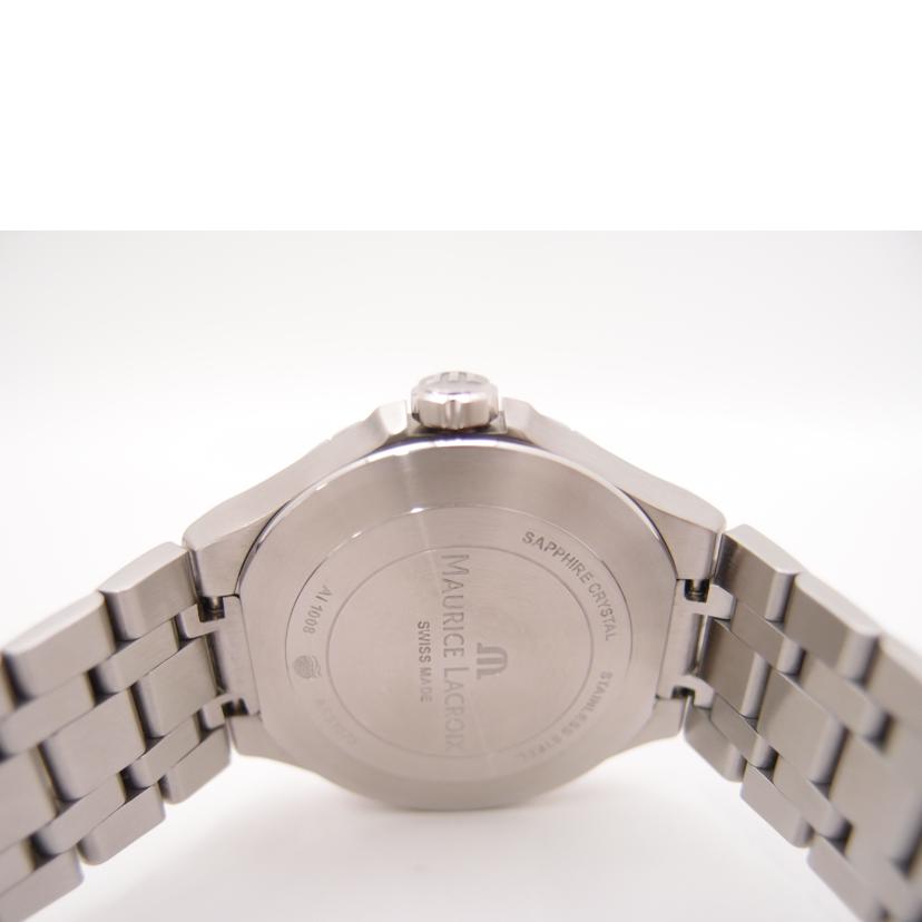 MAURICE LACROIX モーリス・ラクロア 腕時計 ステンレス 黒 メンズ/アイコン・デイト/メンズ/クオーツ/AI1008-SS002-330-1//AX31573/Aランク/69