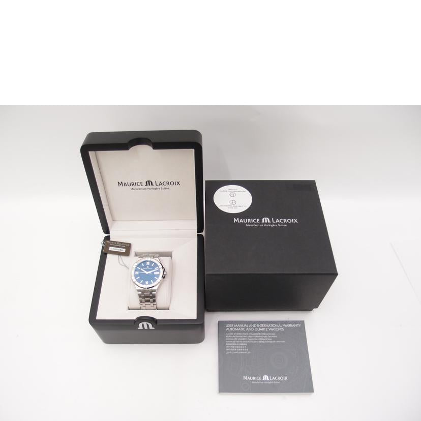 MAURICE LACROIX モーリス・ラクロア 腕時計 ステンレス 黒 メンズ/アイコン・デイト/メンズ/クオーツ/AI1008-SS002-330-1//AX31573/Aランク/69