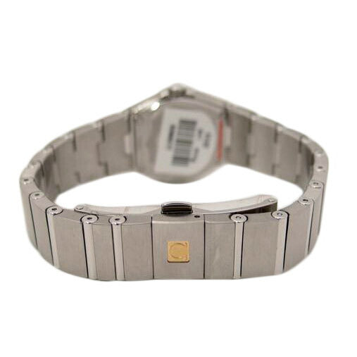 OMEGA オメガ 腕時計 ダイヤモンド 黒文字盤 レディース/コンステレーション・ブラッシュ・12Pダイヤ/クオーツ/123.10.24.60.51.001//92965672/SAランク/69