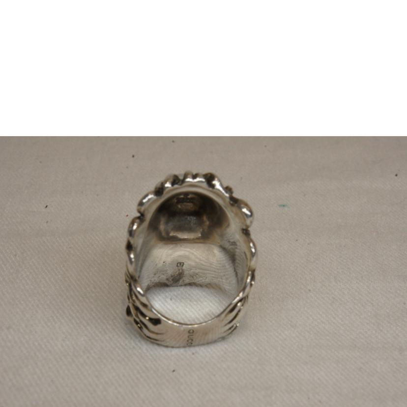 GUCCI グッチ/ライオンヘッドシルバーリングストーン//ABランク/92