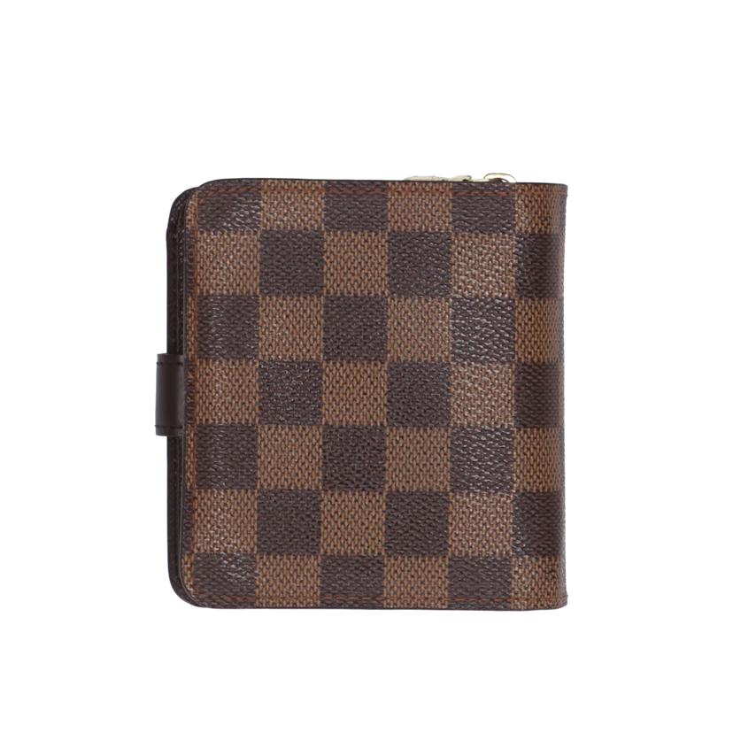 LOUIS VUITTON ルイ・ヴィトン/コンパクト・ジップ/ダミエ/エベヌ/N61668//CA0***/ABランク/09