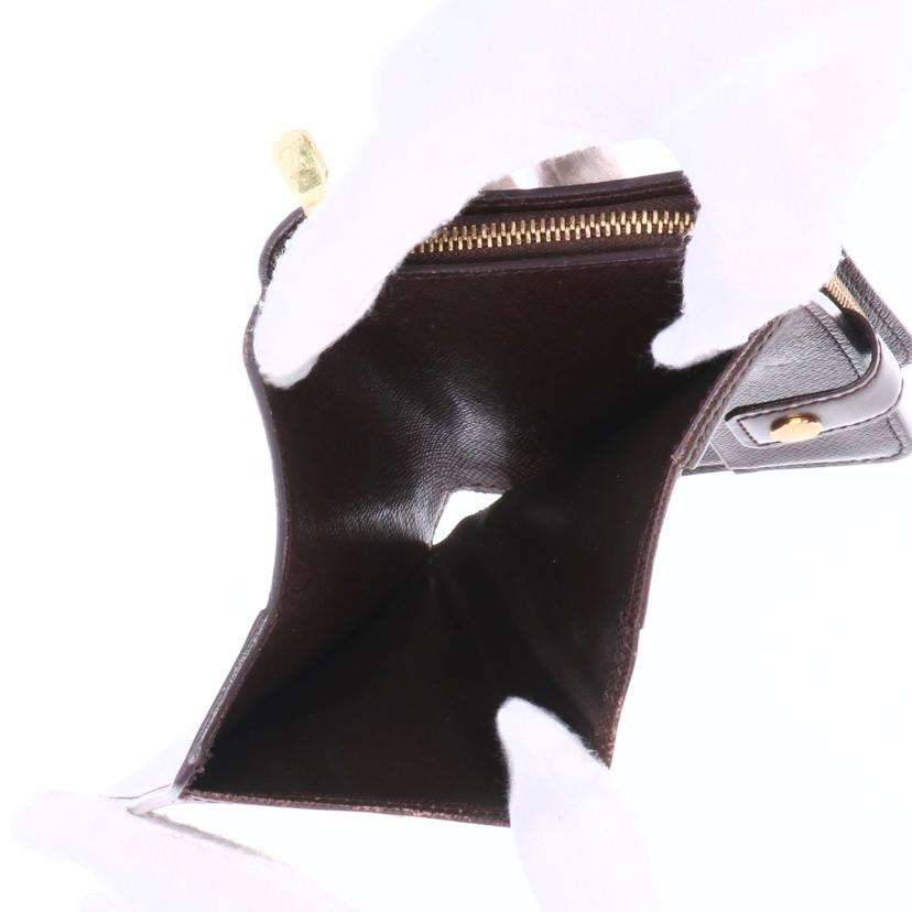 LOUIS VUITTON ルイ・ヴィトン/コンパクト・ジップ/ダミエ/エベヌ/N61668//CA0***/ABランク/09