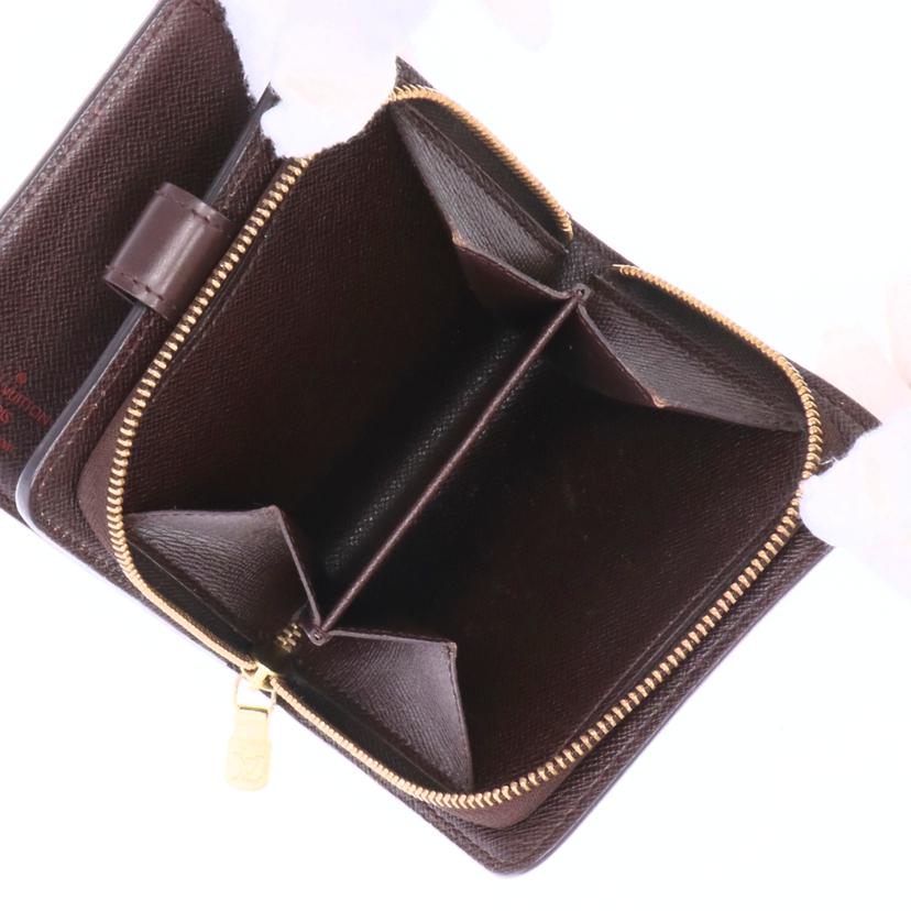 LOUIS VUITTON ルイ・ヴィトン/コンパクト・ジップ/ダミエ/エベヌ/N61668//CA0***/ABランク/09