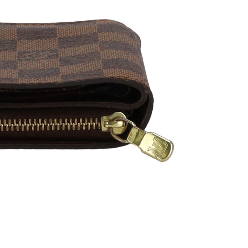 LOUIS VUITTON ルイ・ヴィトン/コンパクト・ジップ/ダミエ/エベヌ/N61668//CA0***/ABランク/09