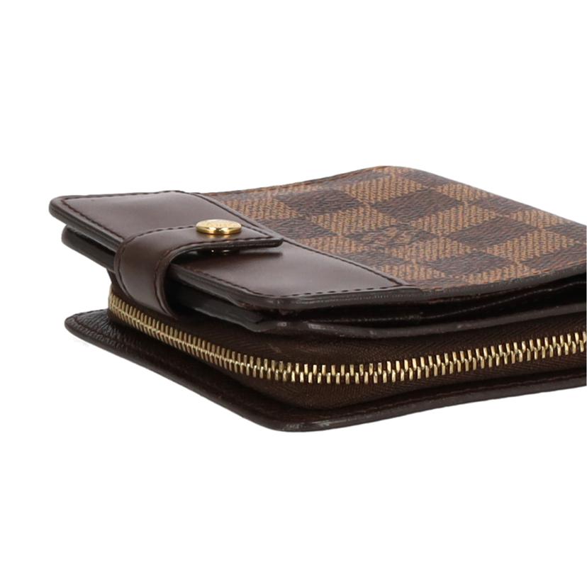 LOUIS VUITTON ルイ・ヴィトン/コンパクト・ジップ/ダミエ/エベヌ/N61668//CA0***/ABランク/09