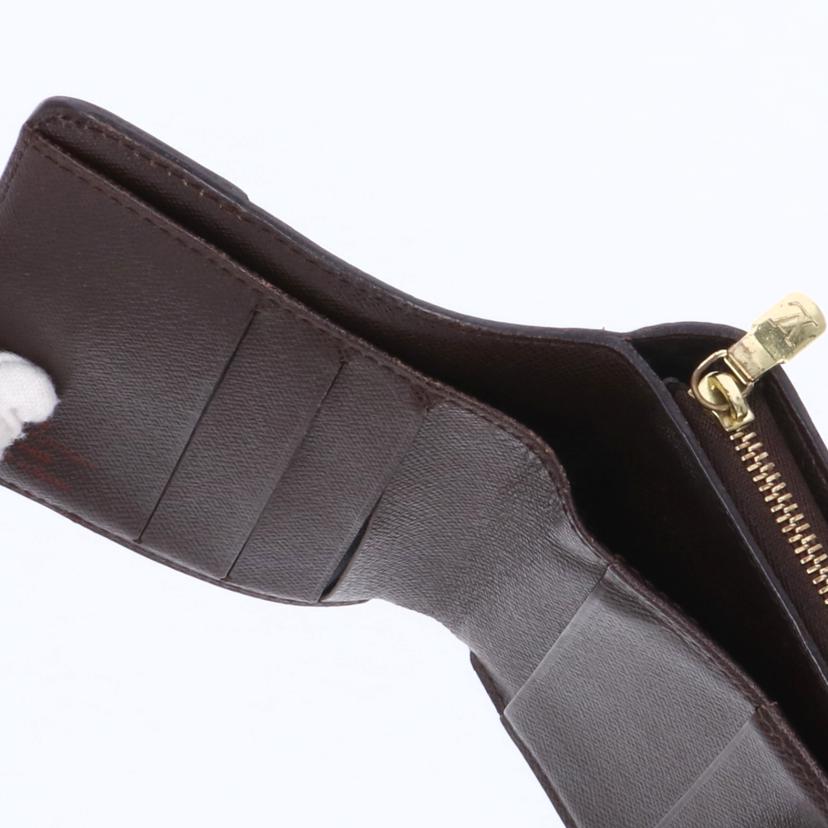 LOUIS VUITTON ルイ・ヴィトン/コンパクト・ジップ/ダミエ/エベヌ/N61668//CA0***/ABランク/09