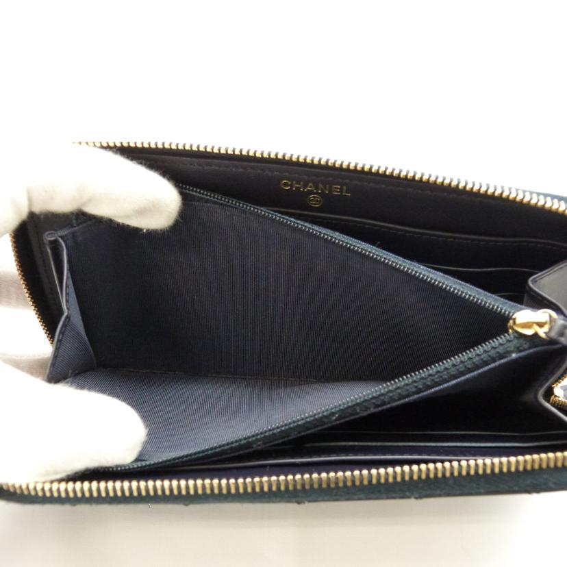 CHANEL シャネル/2.55マトラッセ ラウンドファスナー財布//19222078/ABランク/03