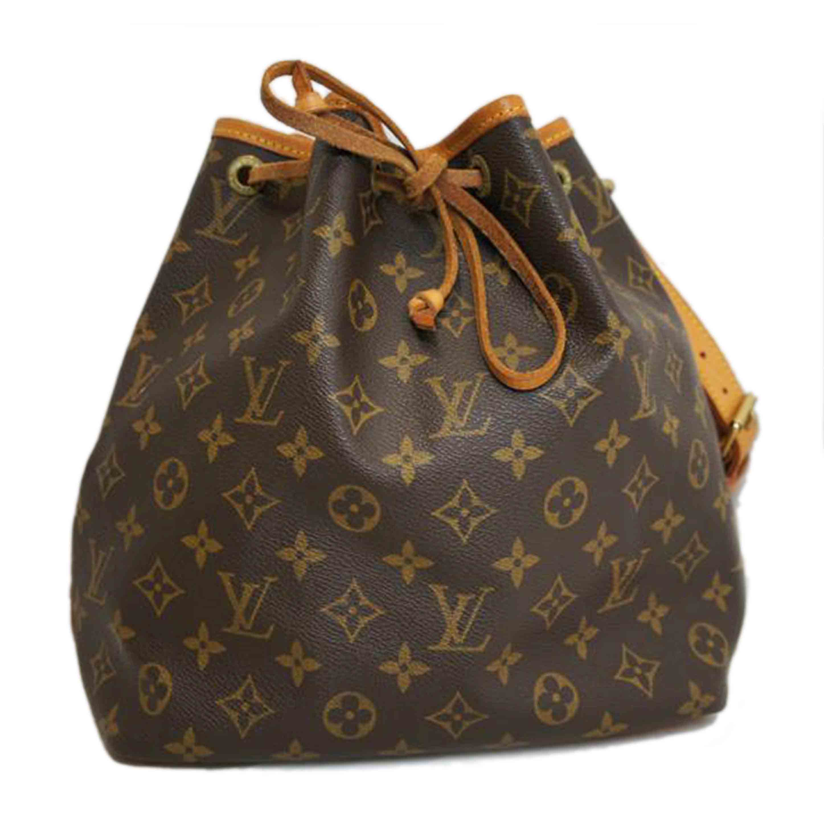 LOUIS VUITTON ルイヴィトン ルイ・ヴィトン ビトン ショルダーバッグ ハンドバッグ トートバッグ ブラウン メンズ レディース 定番 人気 LV 斜め掛け 肩がけ/プチノエ/モノグラム/M42226//AR0***/ABランク/92