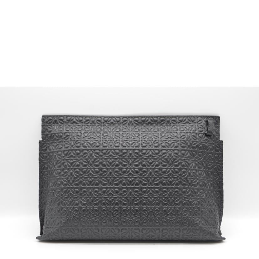 LOEWE ロエベ/アナグラムレザーリピートTポーチノワール/101.88.W05//521***/Aランク/89