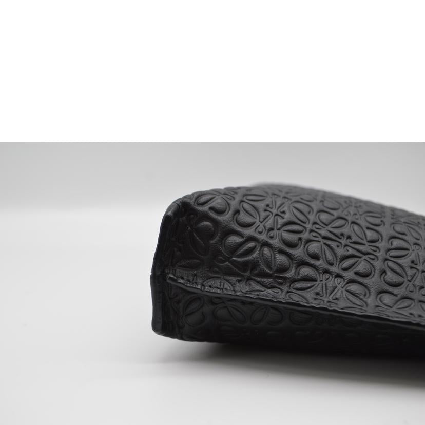 LOEWE ロエベ/アナグラムレザーリピートTポーチノワール/101.88.W05//521***/Aランク/89