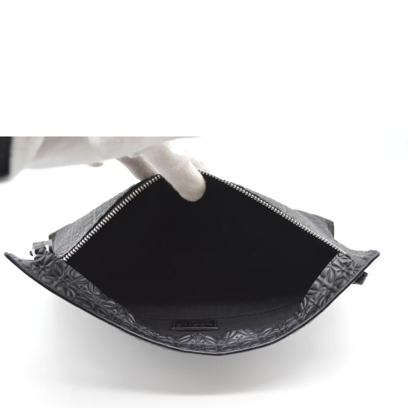 LOEWE ロエベ/アナグラムレザーリピートTポーチノワール/101.88.W05//521***/Aランク/89