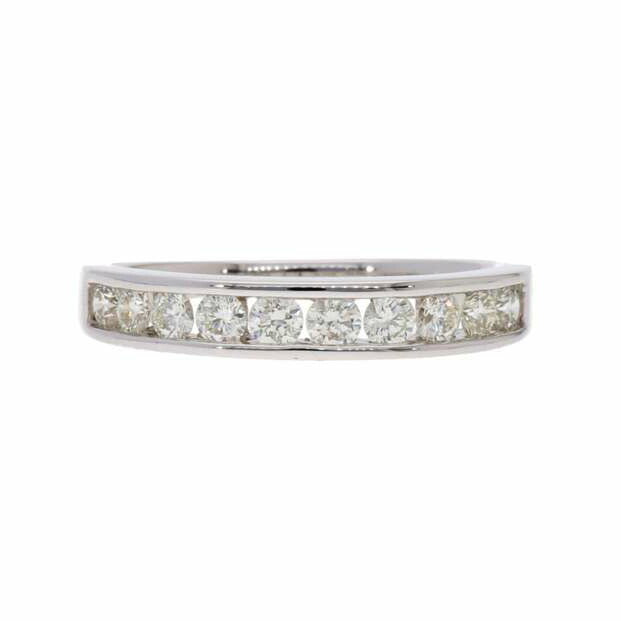 / K18WGダイヤリング0.60ct//Aランク/75