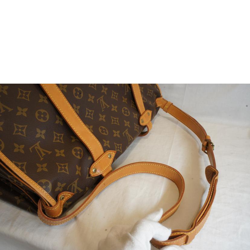 LOUIS VUITTON ルイヴィトン ルイ・ヴィトン ビトン ショルダーバッグ ハンドバッグ トートバッグ ブラウン メンズ レディース 定番 人気 LV 斜め掛け 肩がけ/ソミュール43/モノグラム/M42252//SL0***/ABランク/92