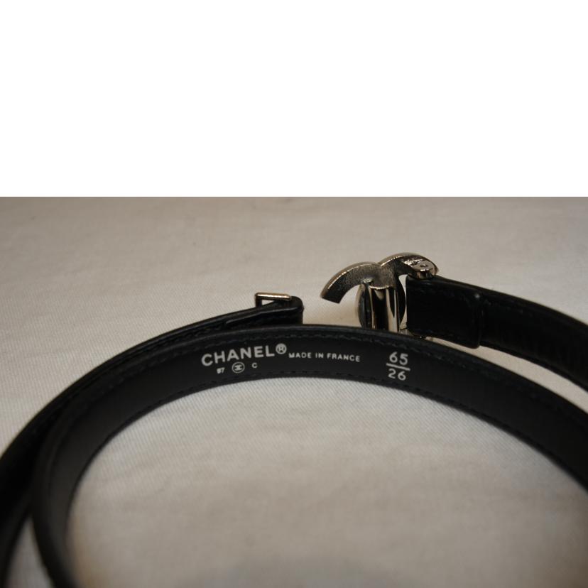 CHANEL シャネル/レザーベルトココマーク//ABランク/92
