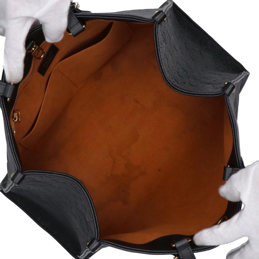 LOUIS VUITTON ルイ・ヴィトン/オンザゴーMM/モノグラムアンプラント/ノワール/M45595//RFI*/ABランク/09