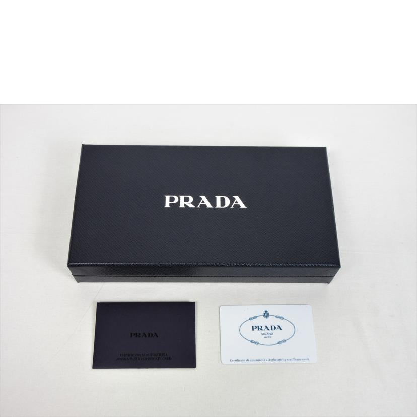 PRADA プラダ/サフィアーノメタル ラウンドファスナー長財布/1ML506//ABランク/70