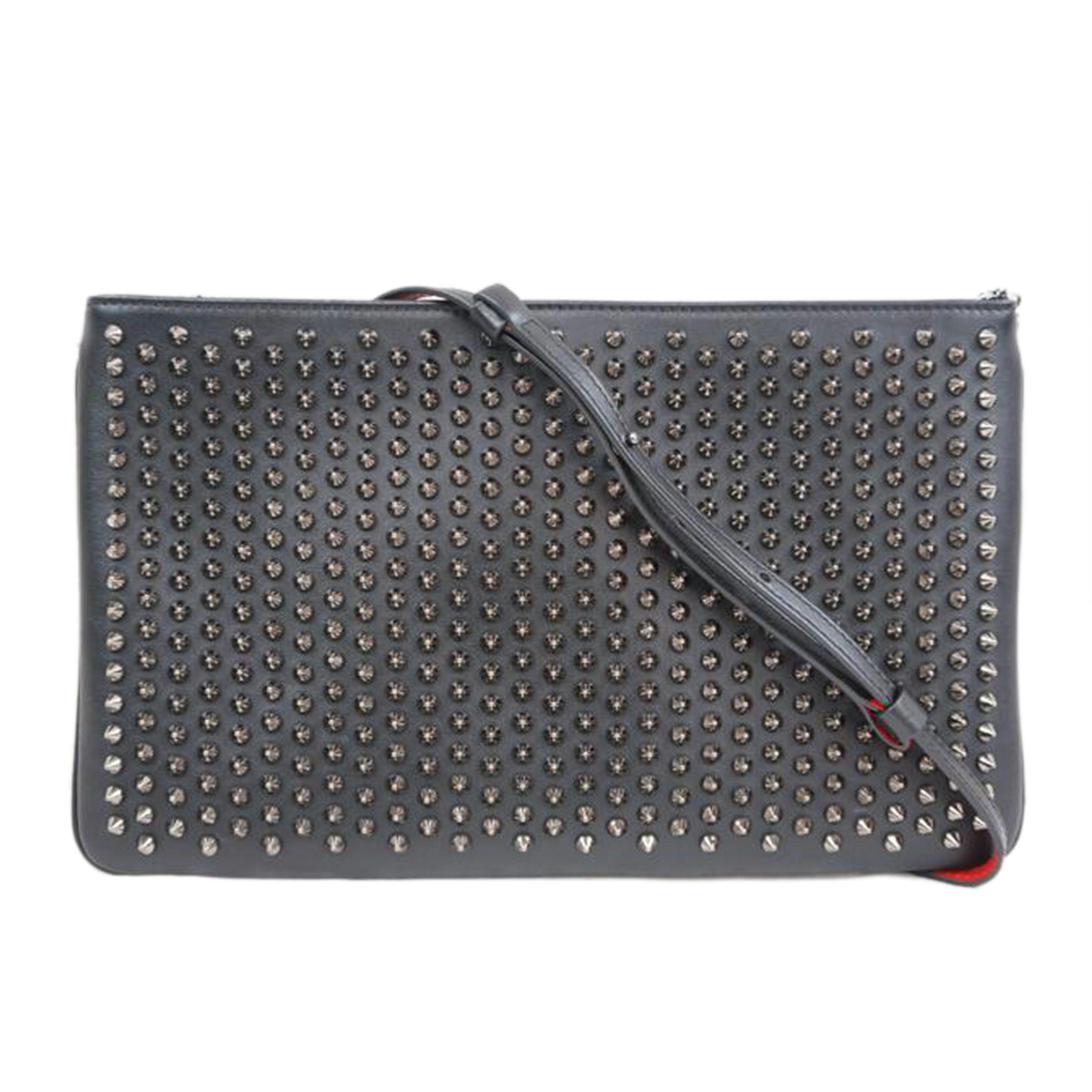 C.Louboutin クリスチャンルブタン/LOUBIPOSH CLUTCH/チェーンショルダーバッグ カーフ//Aランク/67