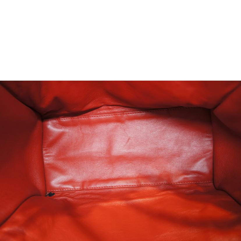CELINE セリーヌ/ラゲージマイクロショッパーレッド//ABランク/92