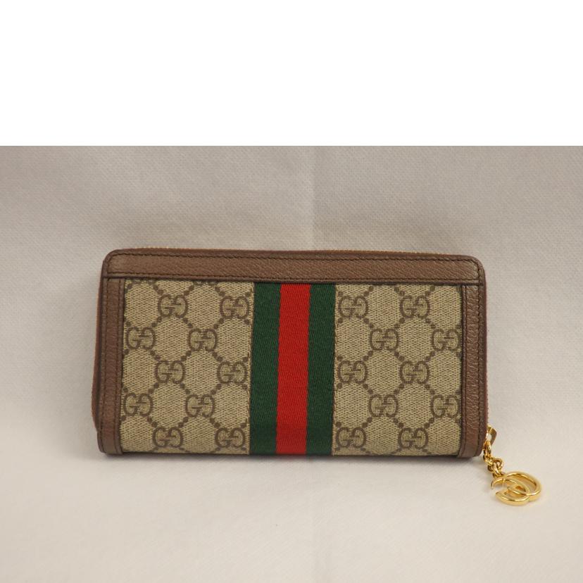 GUCCI GUCCI/オフディアGGスプリームシェリージップアラウンド/523154//1147/Aランク/62