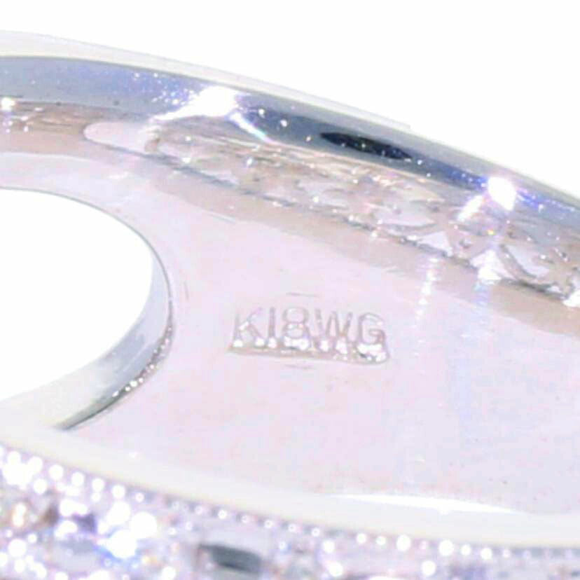 / K18WGダイヤリング0.70/#13/8.9//Aランク/75