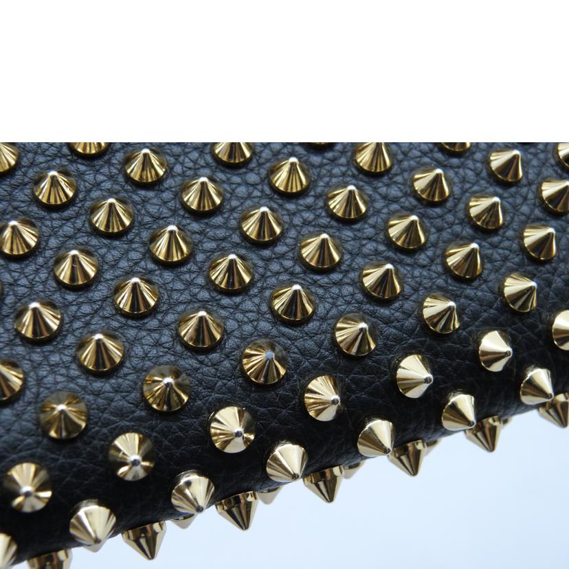 Christian Louboutin クリスチャンルブタン/パネトーネ ゴールドスパイク長財布 /1185059//ABランク/03