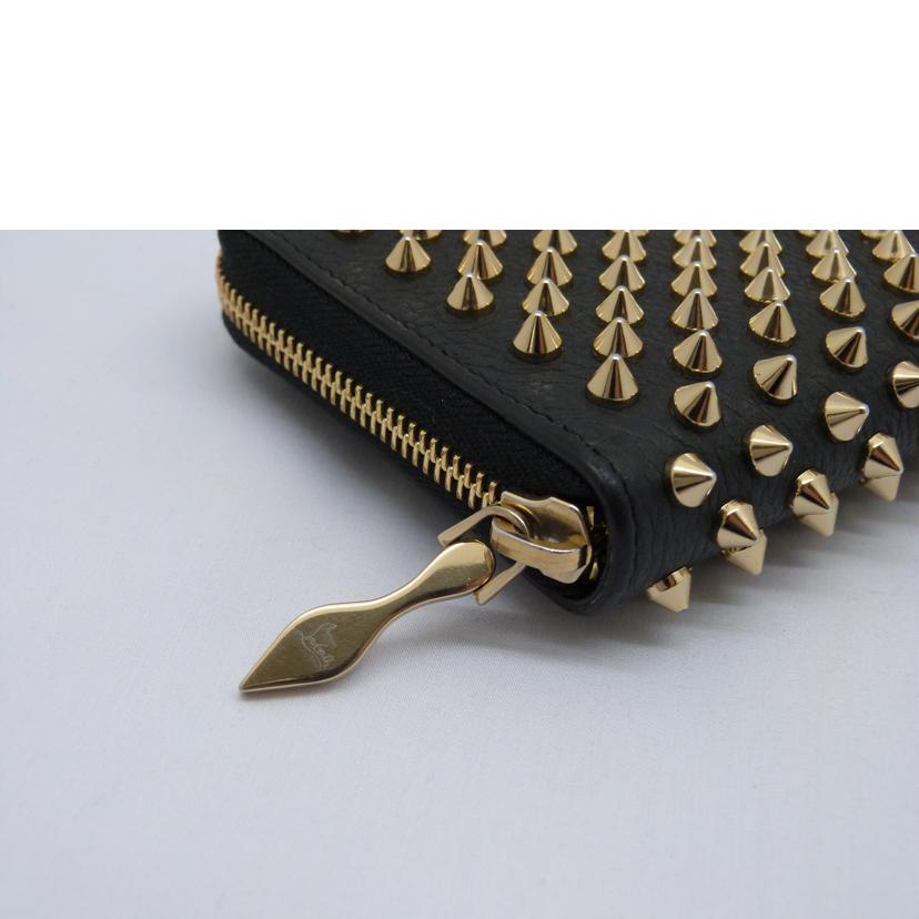 Christian Louboutin クリスチャンルブタン/パネトーネ ゴールドスパイク長財布 /1185059//ABランク/03