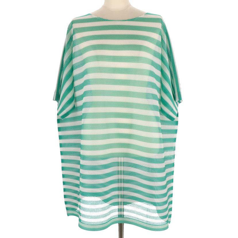 PLEATS PLEASE プリーツプリーズ/メッシュボーダーカットソー/PP71-FT262//Aランク/75