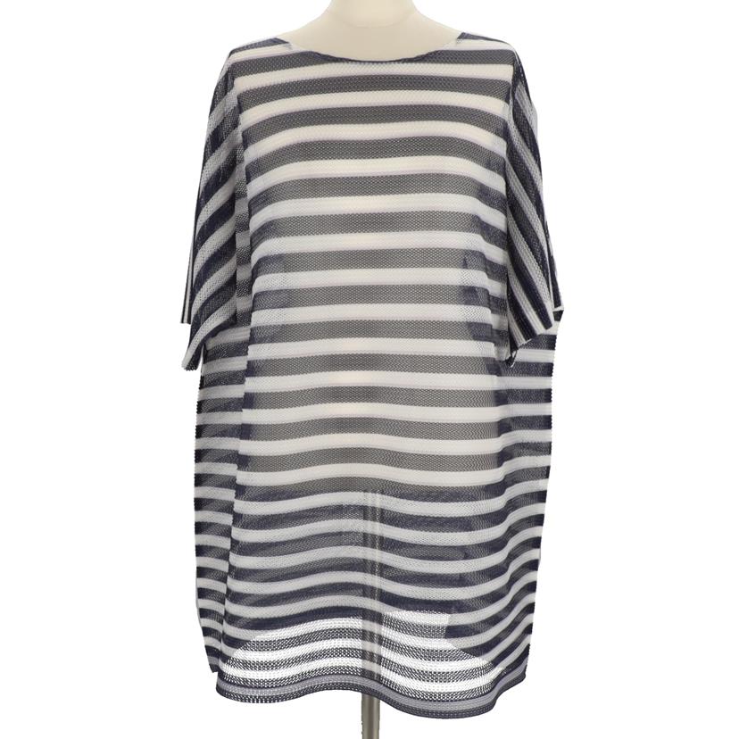 PLEATS PLEASE プリーツプリーズ/メッシュボーダーカットソー/PP71-FT262//Aランク/75