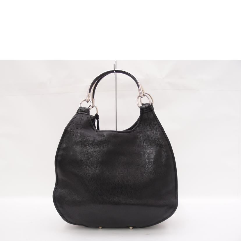 Christian Dior クリスチャンディオール/Dチャームレザーワンショルダー/ブラック//26-MA-0068/Aランク/69